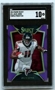 2014 Panini Select Purple Prizm /25 JULIO JONES #11 SGC 10 GEM MT Atlanta Falcon - Picture 1 of 2
