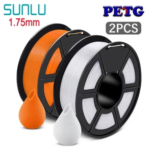 2KG PETG SUNLU 3D Printer Filament 1.75mm PETG 1KG/ROLL +/-0.02mm No Bubbles - Picture 1 of 48