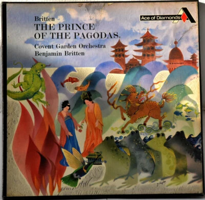 AUDIOPHILE TAS LIST DECCA-ACE DIAMONDS GOS 558-9 BRITTEN Prince Pagodas #2LP BOX - Image 1 of 4