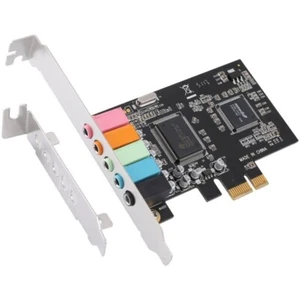 PCIe Sound Card 5.1, PCI Surround Card 3D Stereo Audio with High Sound PC S O3S2 - Picture 1 of 9