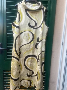 Abito Estate Donna Banana Republic Seta 100% Silk Dress Fiori Tg.XL - Foto 1 di 12