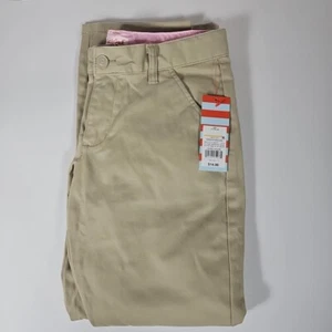 Cat & Jack Adjustable Tan Cargo Uniform Pants Girls Size 10 Plus NWT - Picture 1 of 5