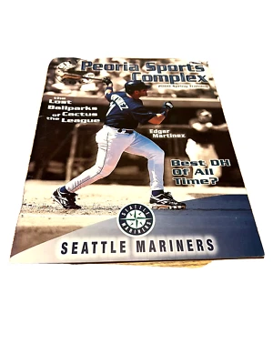 Seattle Mariners 2000 Spring Training Program Edgar Martinez Cover - Image 1 of 4