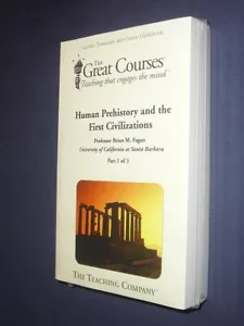 Teaching Co Great Courses TRANSCRIPTS : HUMAN PREHISTORY First Civilizations - Foto 1 di 1