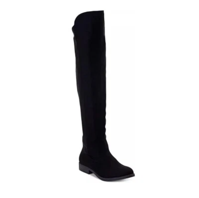 Style & Co. Womens 10.5 M Black Zip Up Thigh High Boots NIB YM9 - Image 1 of 4