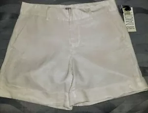 BB Dakota Augustine Damenshorts Leinen Bündchen Größe 2 Small natürliches Elfenbein neu mit Etikett $ 58 - Bild 1 von 12