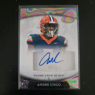 2021 Andre Cisco Autograph Sage Aspire Autograph RAINBOW Short Print Mint To... - Image 1 of 2