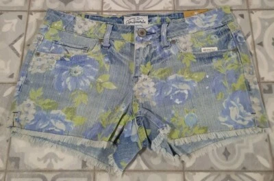 Pantalones Cortos Para Mujer Floral Aeropostale Talla 7/8 Sku #11 Foto 1 de 4