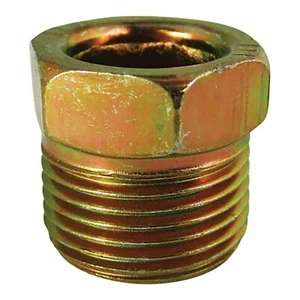 FMSI #3016 Standard Steel Invert Flare Tube Nut - 1/2" x 3/4" - 18 TPI - 10 Pack - Bild 1 von 2