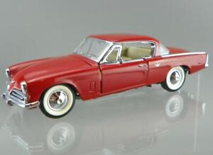 Franklin Mint Precision Models 1:43 Diecast Red 1953 Studebaker Champion Coupe
