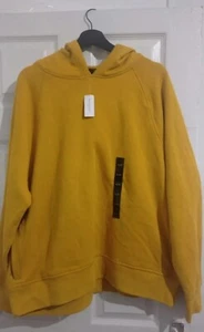 BANANA REPUBLIC Mens Hoodie XL Mustard - Picture 1 of 3