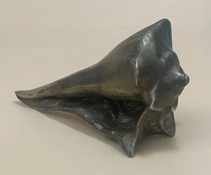 Vintage Brass Conch Sea Shell Paperweight - Picture 1 of 17