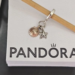 Pandora Rose™ Starfish Shell Silver Dangle Charm *Pearl Missng* 781690 Free Post - Picture 1 of 21