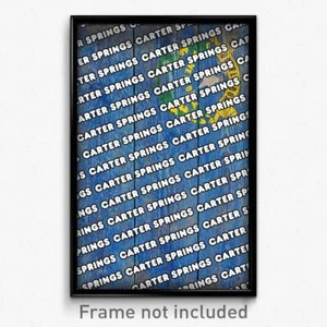 Carter Springs Nevada Poster (NV City Souvenir 11x17 Stadtdruck) - Bild 1 von 1