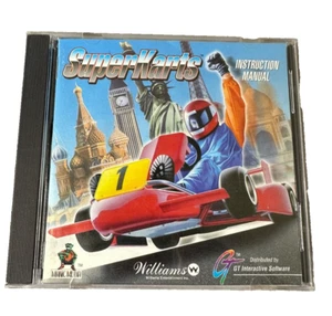 Superkarts PC Game 1995 with Instruction Manual Vintage Media - Picture 1 of 4