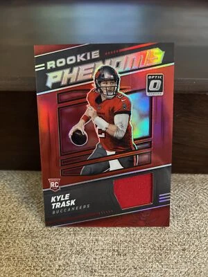 2021 Donruss Optic Kyle Trask Red Prizm Rookie Phenoms Jersey RC #RP-9 - Image 1 of 2