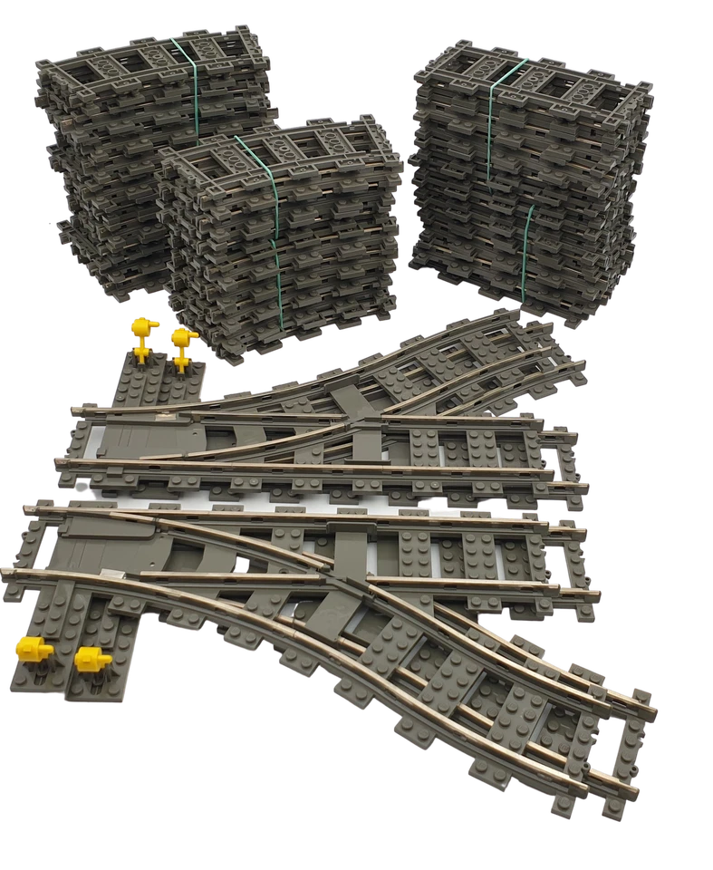 Lego® FERROCARRIL TREN 9V 4520 4515 4531 carriles vía círculo JUEGO F - Imagen 1 de 1