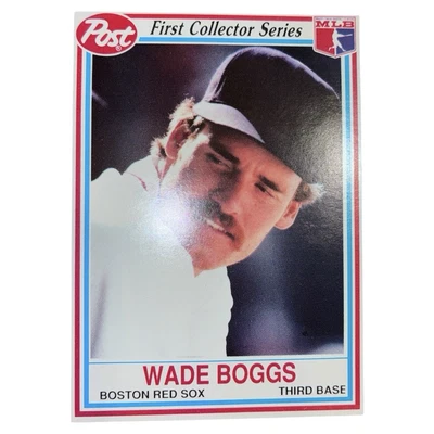 1990 Post First Collector Series - Wade Boggs #17 Boston Red Sox Baseball Card - Image 1 of 2