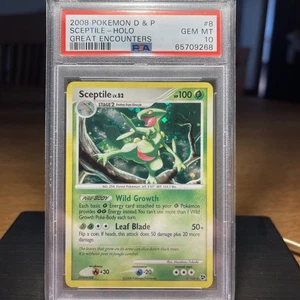 Pokemon Sceptile Great Encounters Holo Rare #8 PSA 10 Gem Mint - Bild 1 von 3