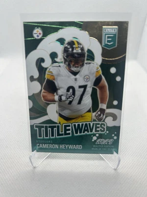 2024 Panini Donruss Elite Football Title Waves Cameron Heyward #2 - Image 1 of 2