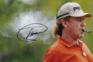 Golf - Miguel Angel Jimenez - Hand Signed 12x8 Inch Photograph - COA - Picture 1 of 1