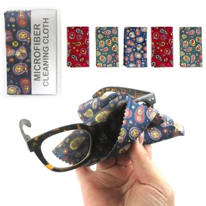 6 Microfiber Cleaning Cloths Glasses Sunglass Optical Lens Fashion Cloth Screen - Afbeelding 1 van 1