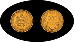 Mexico 2 Pesos 1920 Gold Au - Picture 1 of 1