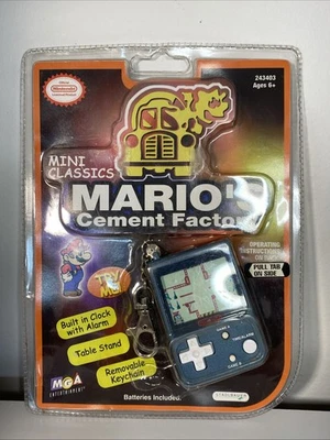 Nintendo Mini Classics Mario's Cement Factory Keychain Collectible - Brand New  - Image 1 of 2