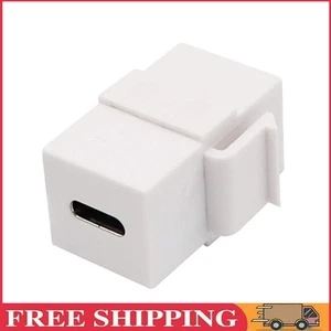 USB 3.1 Type C Keystone Female to Female Jack Coupler Inserts Socket Port(White) - Bild 1 von 11