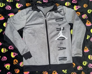 Nike Air Jordan Full Zip Grey Jacket kids Size S 8-10 Yrs, EXCELLENT CONDITION - Picture 1 of 5