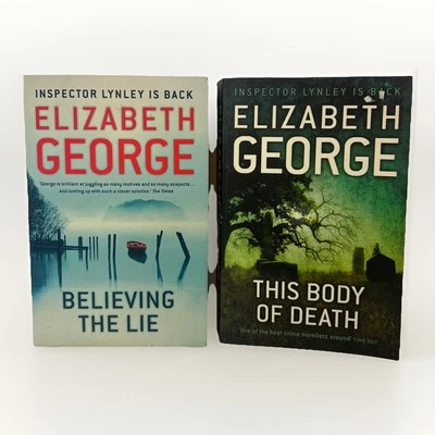 Elizabeth George 2 Inspector Lynley Books This Body Of Death Believing The Lie - image 1 of 4