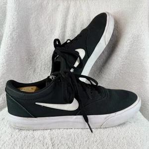 Nike SB Charge Men's Sneakers Canvas Size 11 Black/White CD6279-002 Skate - Picture 1 of 14