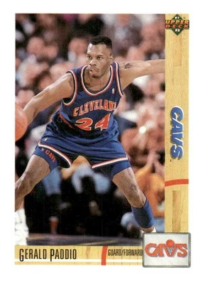 1991-92 Upper Deck #230 Gerald Paddio - Image 1 of 2