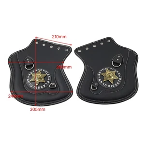 Motorrad Universal Leder Wärme Sattel Schild Deflektor Für Honda Für Harley GZ - Bild 1 von 13