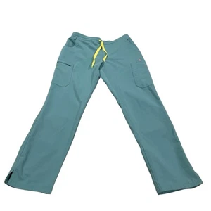 Figs Womens Green technical Collection Scrub Pants M Nursing Medical Uniform - Picture 1 of 10