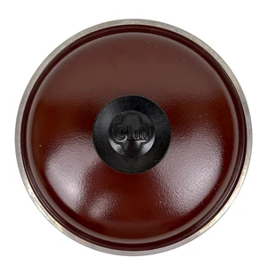 Vintage Club Sauce Pan Lid 7 Inches Diameter Brown - Picture 1 of 6
