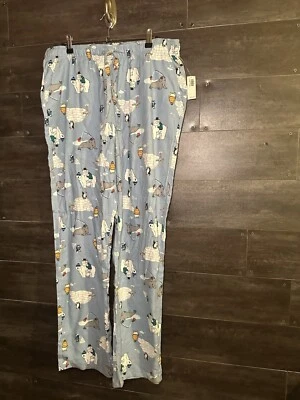 NEW Old Navy Men’s Lounge Pants North Pole Igloo’s Size Large  - Image 1 of 4