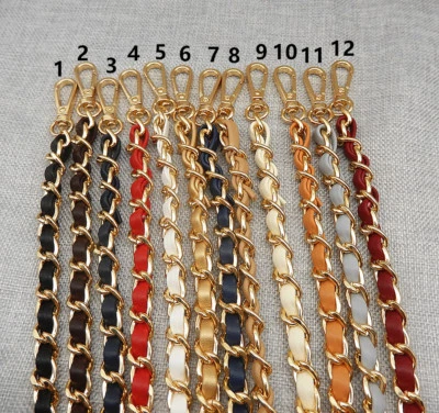 Leder Kette Taschengurt Schultergurt Tasche Schulterriemen Trageriemen Griff