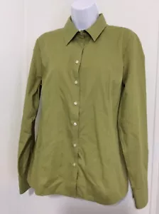 Cutter Buck Damen Bluse Größe M Knopfleiste tailliert grün langarm - Bild 1 von 8