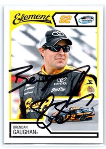 Brendan Gaughan Signed Autographed Card 2010 Wheels Element #46    Auto