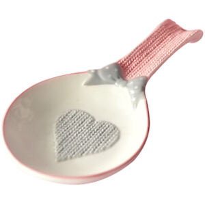 Marble Ceramic Spoon Rest for Kitchen Counter and Stove Top