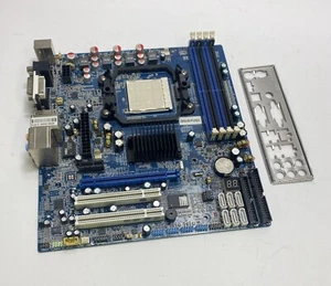 JW / J&W G82UM-PVHD+ Socket AM2 AMD Motherboard with Back Plate / BP - Zdjęcie 1 z 3