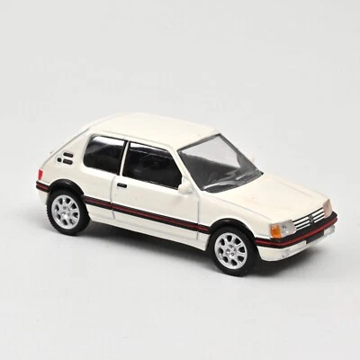 Peugeot 205 GTI Blanc 1988 1/64 Norev 3 Inches Neuf Boite Carton - Photo 1/3