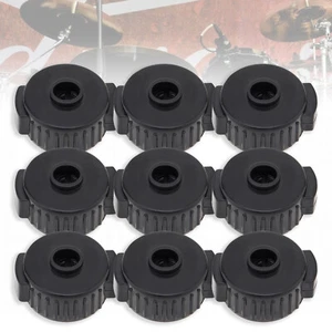 Black Cymbal Nuts Drum Accessories Plastic Quick Release Cymbal Nut Cymbal Mate - Picture 1 of 9