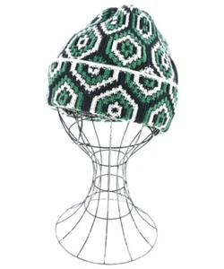 PRADA Knit Caps/Beanies BlackxWhitexGreen(Patterned) S 2200568186101 - Picture 1 of 3