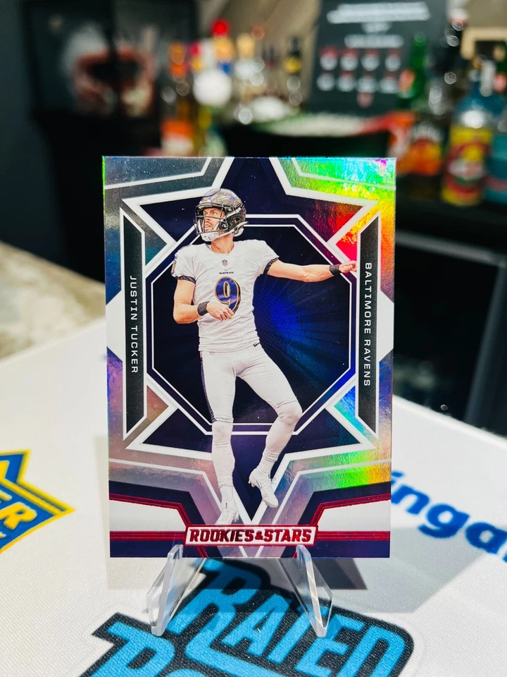 2023 Rookies & Stars LONGEVITY #7 JUSTIN TUCKER BALTIMORE RAVENS - Image 1 of 2