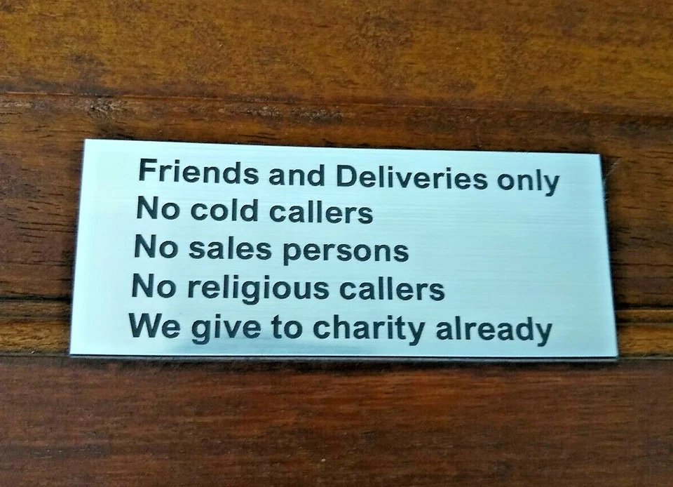 Letrero de puerta personalizado no llamar no molestar. 130mm x 40mm tus palabras Foto 1 de 1