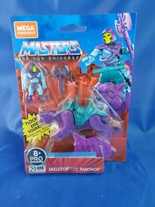 MOTU Mega Construx Panthor (FLOCKED) & Skeletor (Battle Axe) Masters Of Universe - Picture 1 of 2