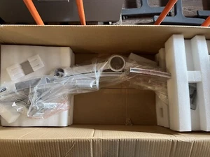 New Humanscale Para/Flex 1st Row Crossbar Silver - Picture 1 of 6