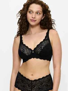 TRIUMPH AMOURETTE 300 Wired Bra , LACE, NON-PADDED, GB 34 E - Picture 1 of 3
